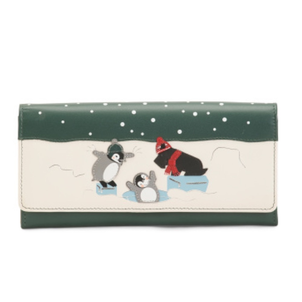 Radley London Hole Lotta Fun Green Wallet NWT